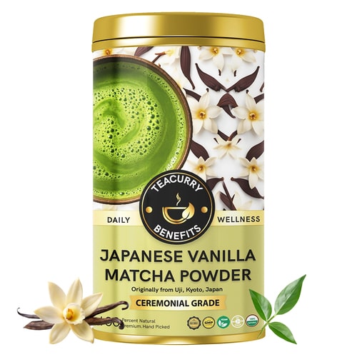 Teacurry Japanese Vanilla Matcha Powder