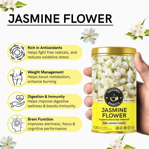 Teacurry Jasmine Flower Tea Benefits