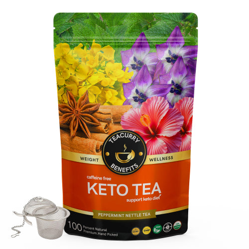 Teacurry Keto tea Pouch with Infuser
