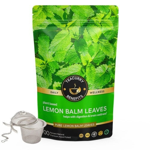 Teacurry Lemon Balm Tea Pouch With Infuser