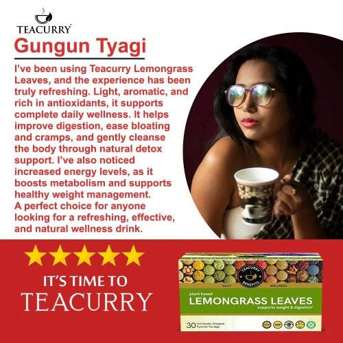Teacurry Lemongrass Tea Testimonial Image 