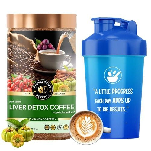 Coffeecurry Liver Detox Coffee with Shaker