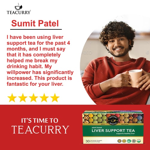customer reviews about teacurry Liver Support Tea
