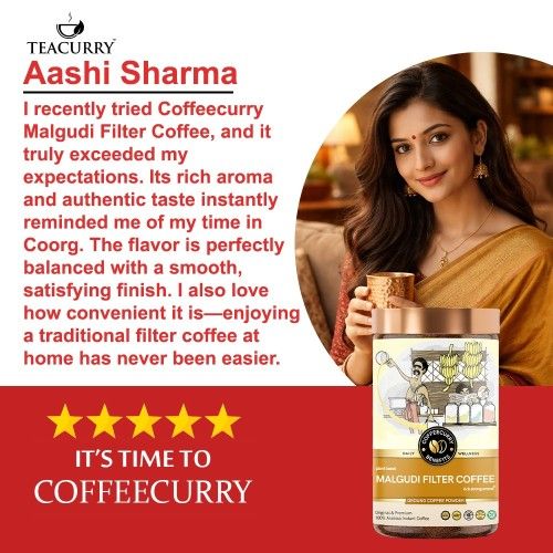 Coffeecurry Malgudi Filter Coffee Testimonial Image