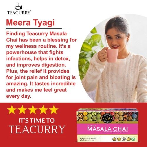 Teacurry Masala Chai Testimonial Image