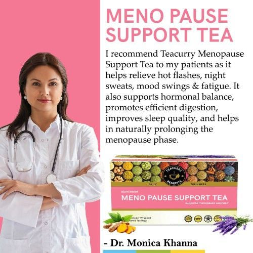 Teacurry Meno Pause Support Tea Doctor Recommends
