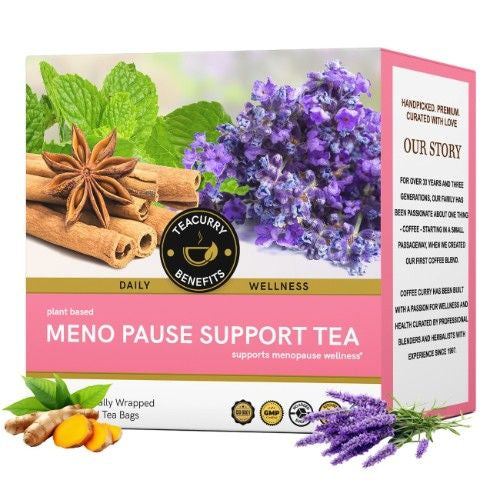 Teacurry Meno Pause Support Tea 3D Box