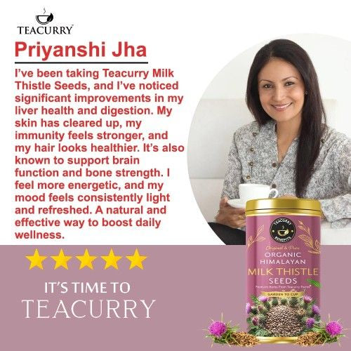 Teacurry Organic Himalayan Milk Thistle Seeds Testimonial 