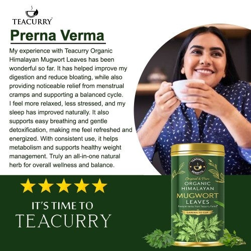 Testimonial Review of Teacurry Organic Himalayan Mugwort Leaves