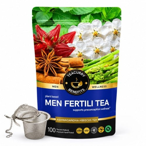 Teacurry Men Fertility Tea Pouch with Infuser 
