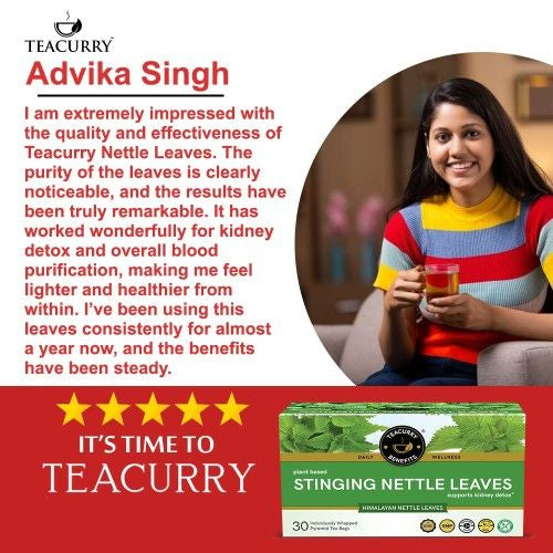 Teacurry Stinging Nettle Tea Testimonial