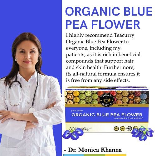 Teacurry Organic Blue Pea Tea Doctor Recommends