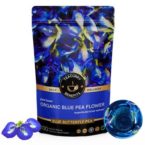 Teacurry Organic Blue Pea Tea Pouch