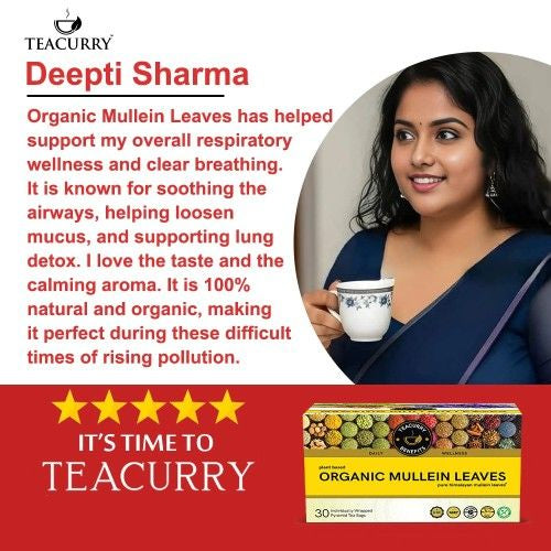 Organic Mullein Tea Testimonial 