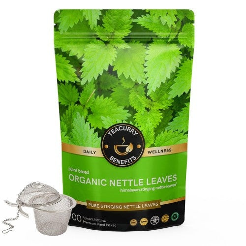 Teacurry Organic Nettle Tea Pouch with Infuser
