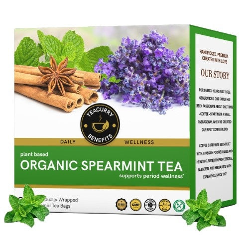 Teacurry Organic Spearmint Tea 3D Box