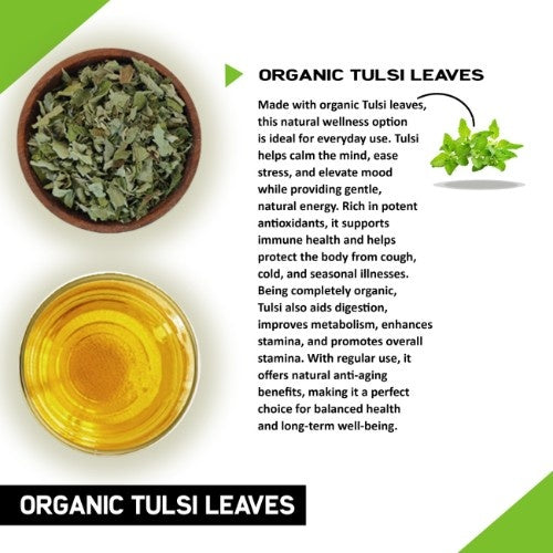Teacurry Organic Tulsi Tea  Ingredients Image