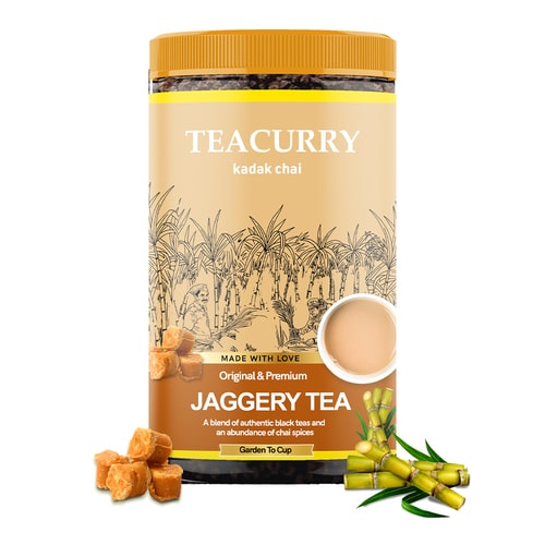 Teacurry Jaggery Tea - gur tea - jaggery chai