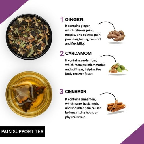Teacurry Pain Support Tea Ingredients