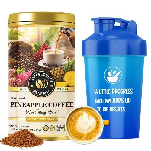 Coffeecurry Pineapple Coffee Can with Shaker 