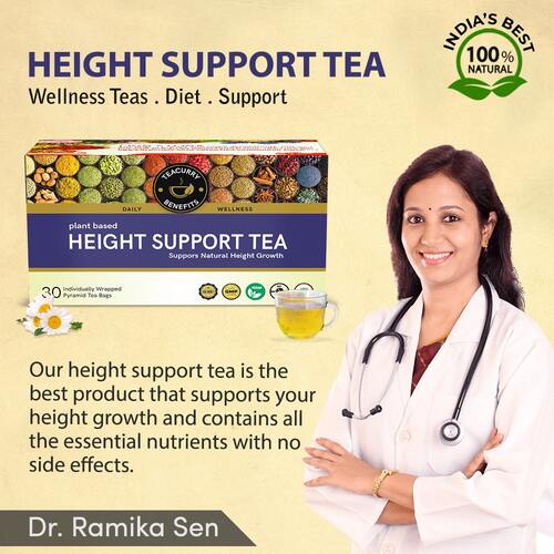 Height Support Tea - Helps Promote Natural Height Growth and Improve Bone Strength