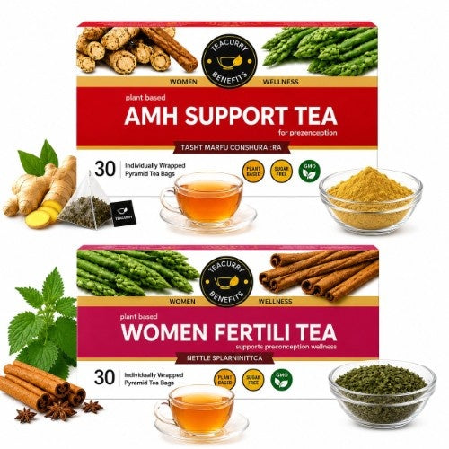Teacurry AMH And Women Fertility Tea Combo