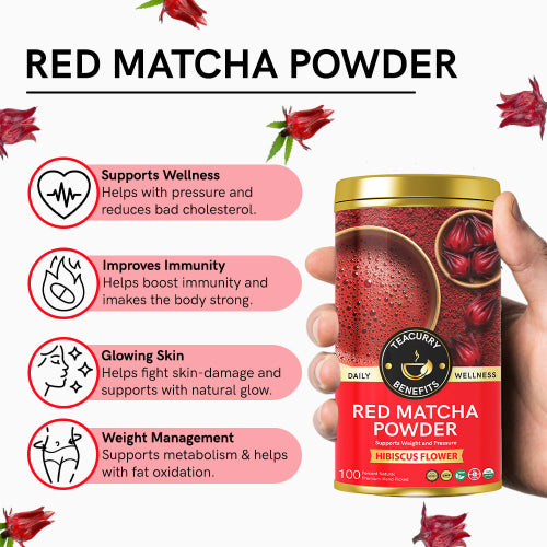 Teacurry Red Matcha Powder Benefits
