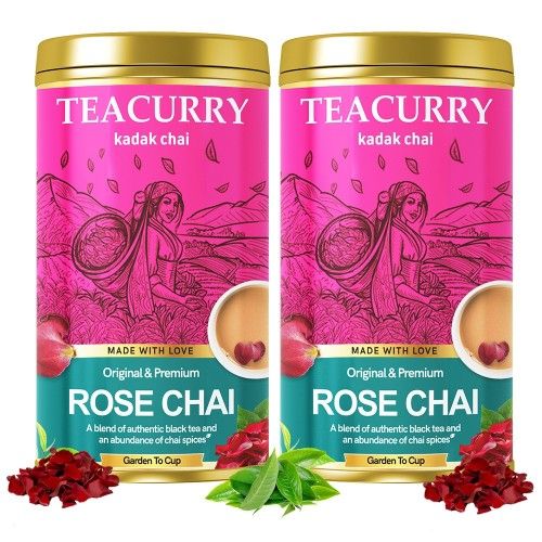 Teacurry Rose Chai Tin Can 