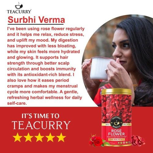 Teacurry Rose Flower Tea Testimonial 