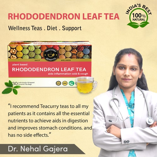 Teacurry Rhododendron Leaf Tea - recommended by Dr. Nehal Gajera