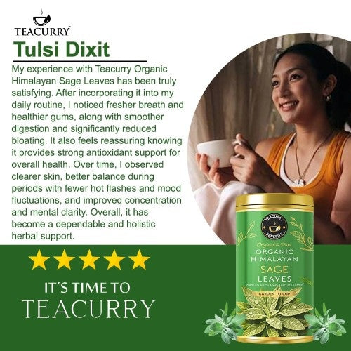 Testimonial Review of Teacurry Organic Himalayan Sage Leaves