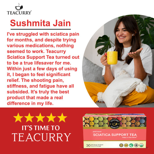 Teacurry Sciatica Support Tea Testimonial 
