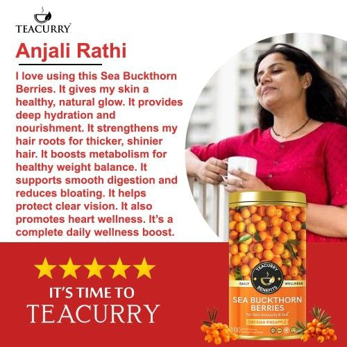Teacurry Sea Buckthorn Berries Testimonial Image