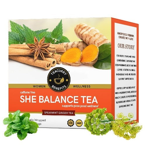 Teacurry She Balance Tea 3D Box