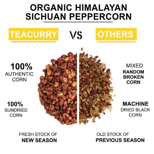 Organic Himalayan Sichuan Peppercorn Difference  