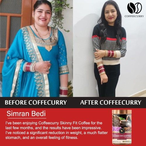 Coffeecurry Skinny Fit Coffee Before and After