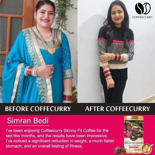 Coffeecurry Skinny Fit Coffee Before and After 