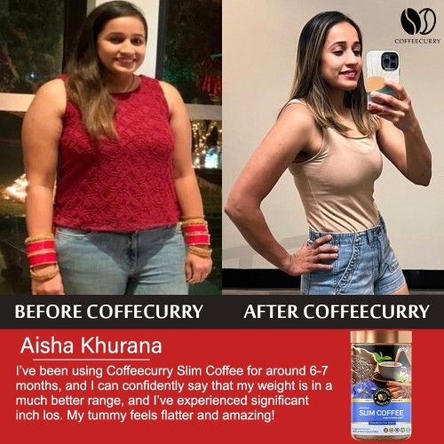 Coffeecurry Slim Coffee Before and After