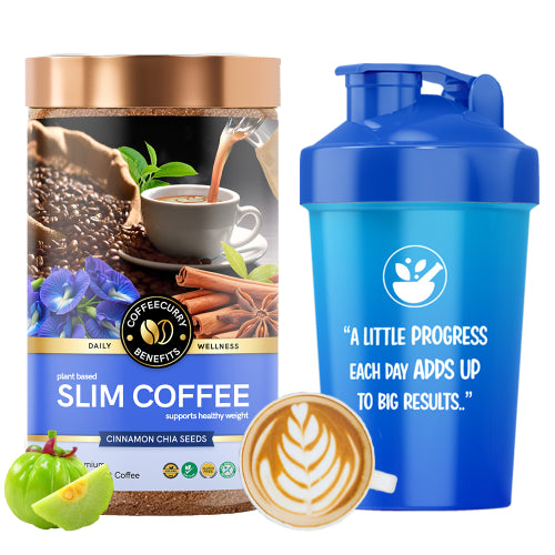 Teacurry Slim Coffee with Shaker