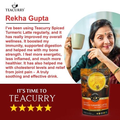 Teacurry Spiced Turmeric Latte Testimonial Image