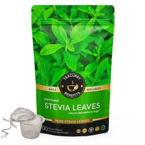 Teacurry Stevia Leaf Tea Pouch With Infuser