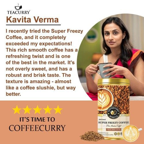 Teacurry Super Freeze Dried Coffee Testimonial 