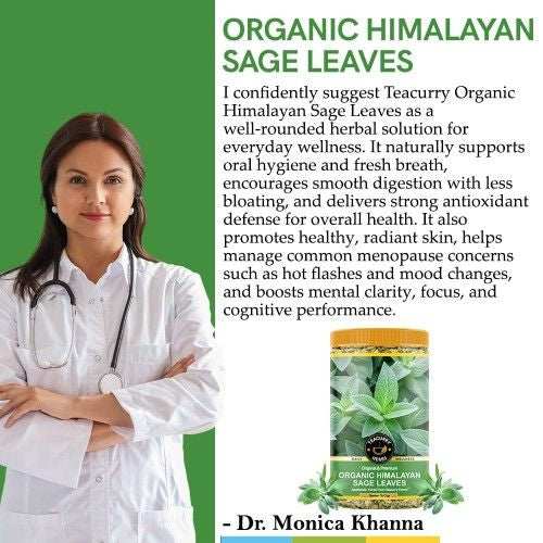 Teacurry Organic Himalayan Sage Leaves Doctor Recommends