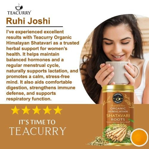 Teacurry Organic Himalayan Shatavari Roots Testimonial 