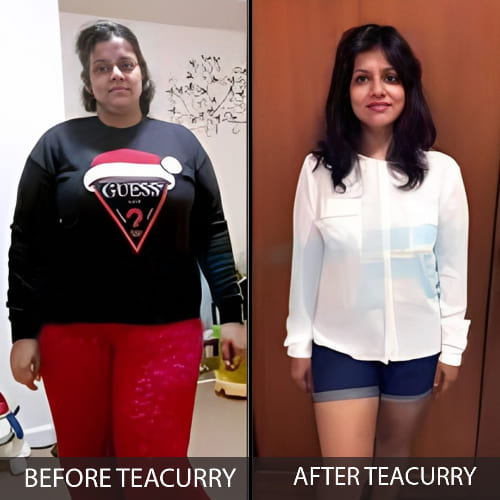 Teacurry Slimming Tea Before and After