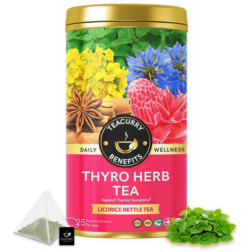 Teacurry Thyroid Tea Tin can