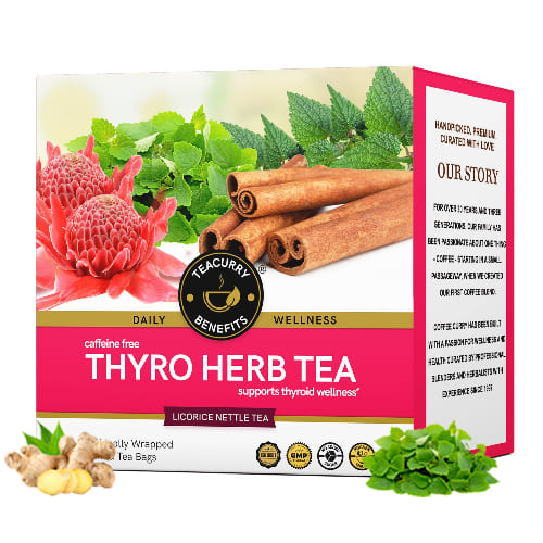 Teacurry Thyro Herb Tea 3D Box Image