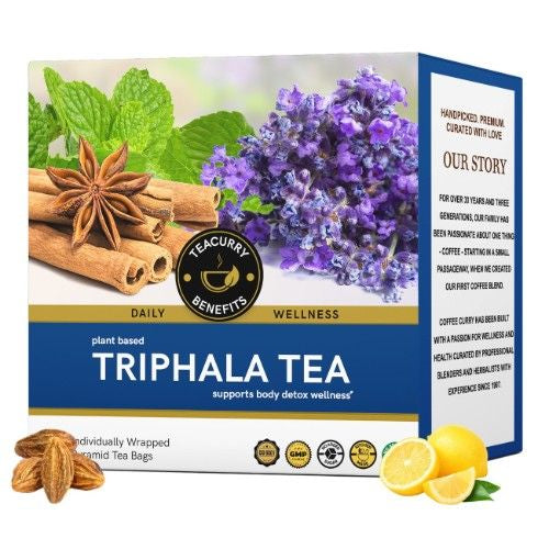 Teacurry Triphala Tea 3D Box