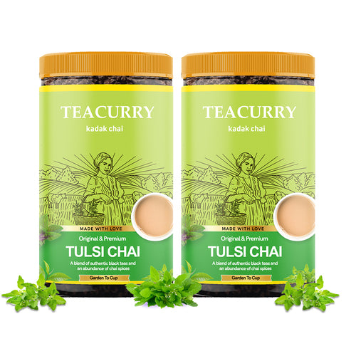 Tulsi Chai - 200 grams  - basil tea bags - basil leaf tea