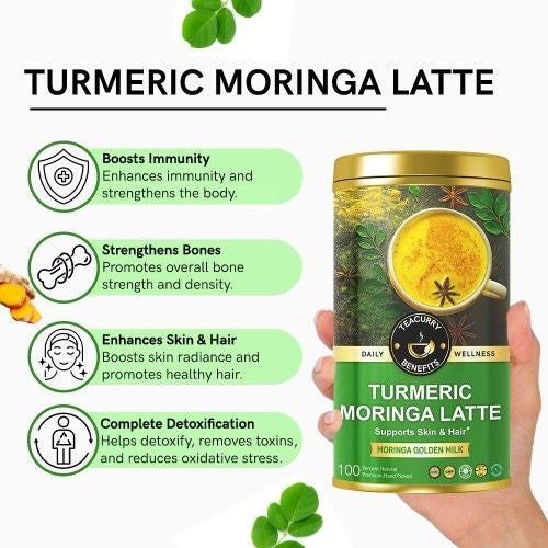 Teacurry Turmeric Moringa Latte Benefits